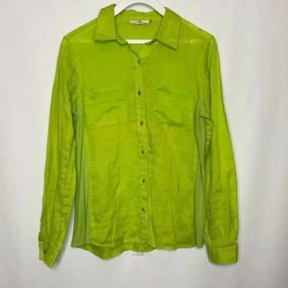 Calvin Klein sz small linen top - Picture 1 of 4